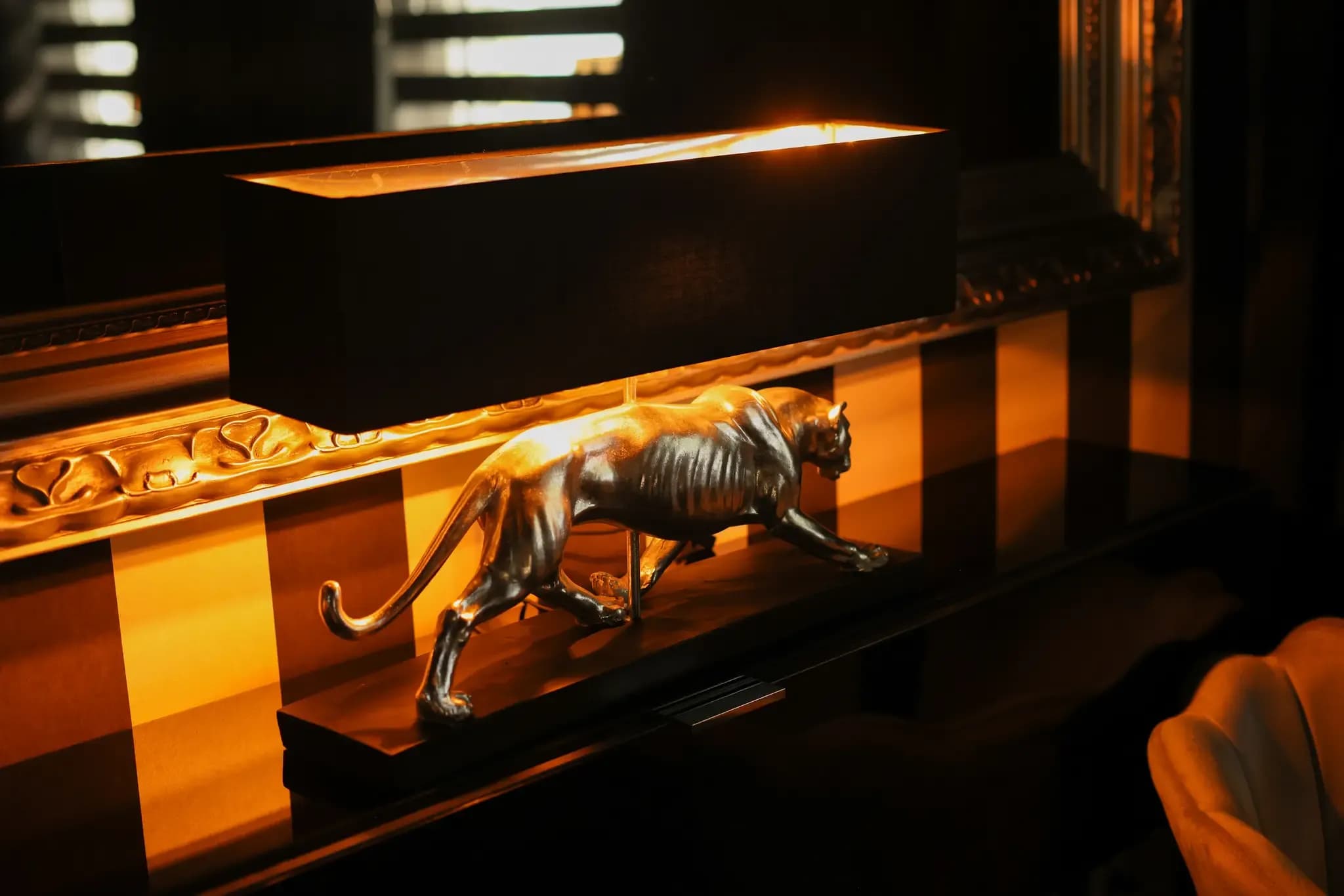 Stimmungslicht Dekoration Panther Luxus